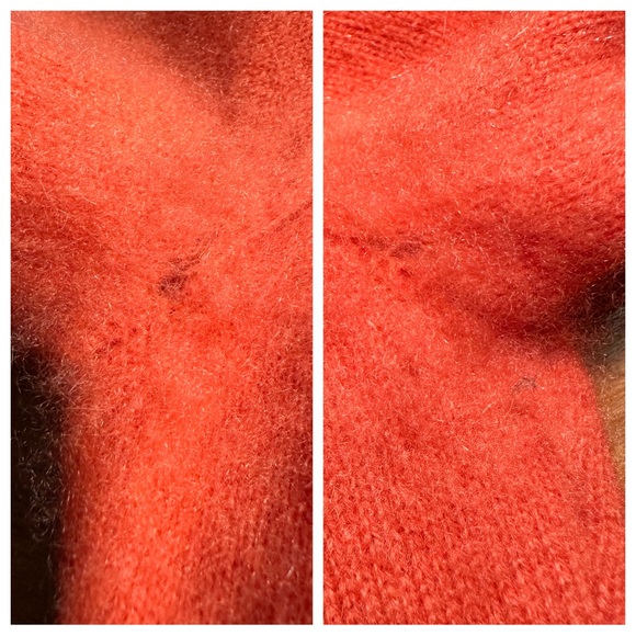 Cashmere Beth Bowley Coral Sweater ~ S - Picture 8 of 11